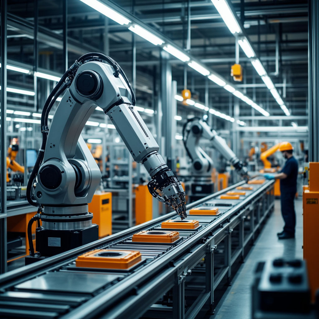 измерительная рука на производстве