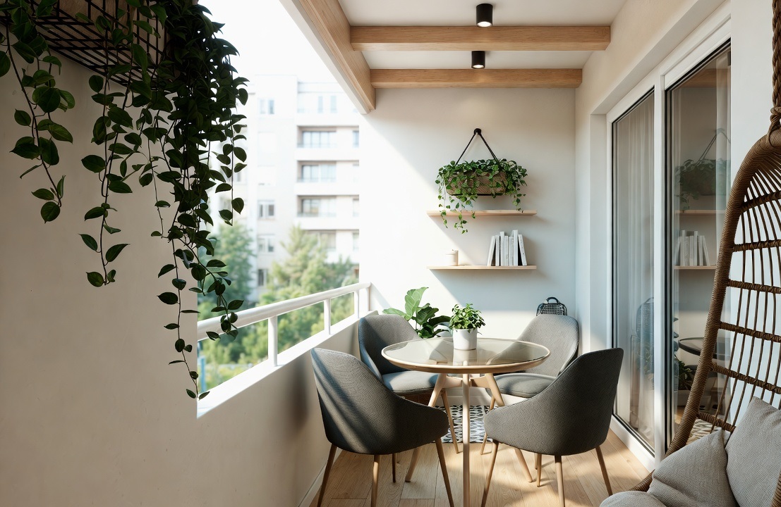 современный балкон