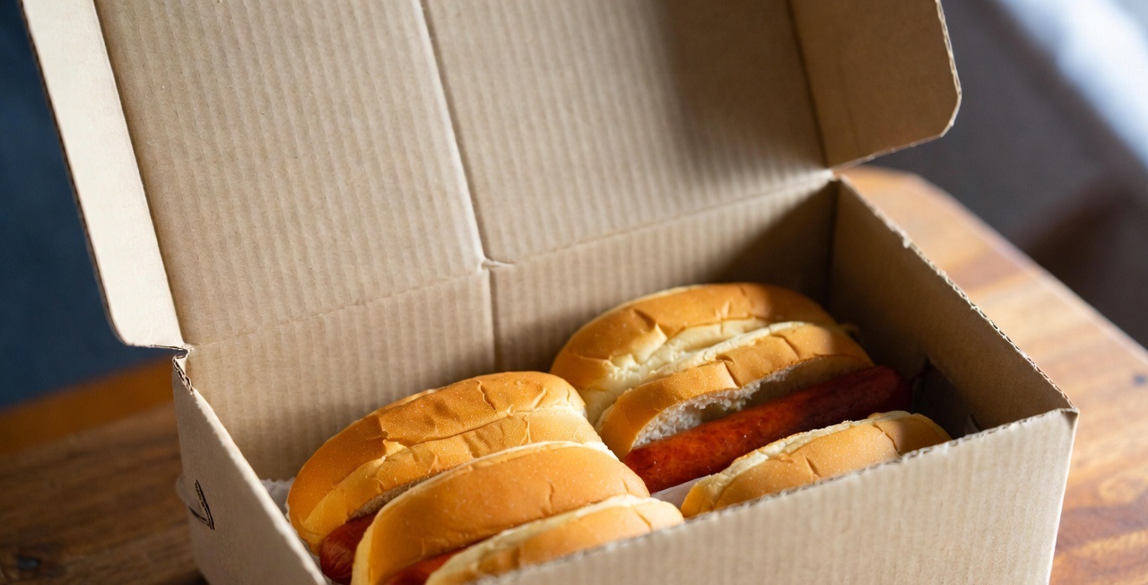 хотдоги в коробке