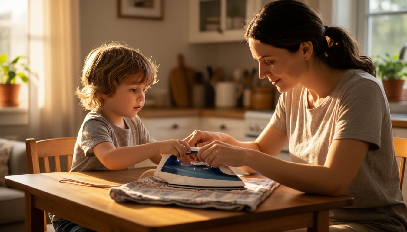 Утюг: Техника для молодых родителей